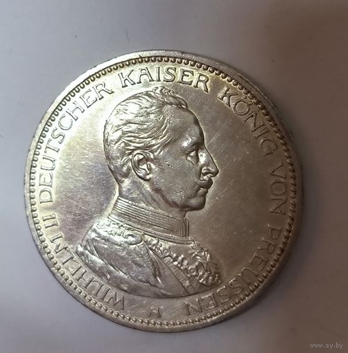 5 марок 1913 мундир Пруссия