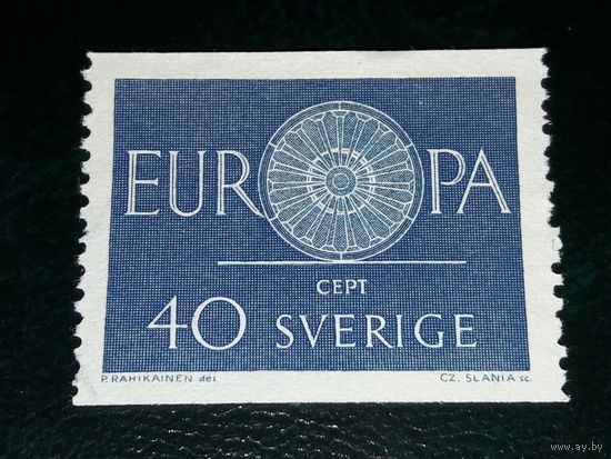 Швеция 1960 Europa CEPT чистая марка