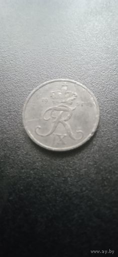 Дания 1 эре 1951 г.