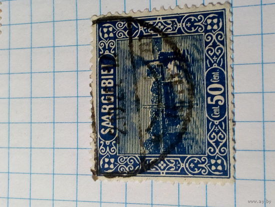 Марка Германия 1822 год