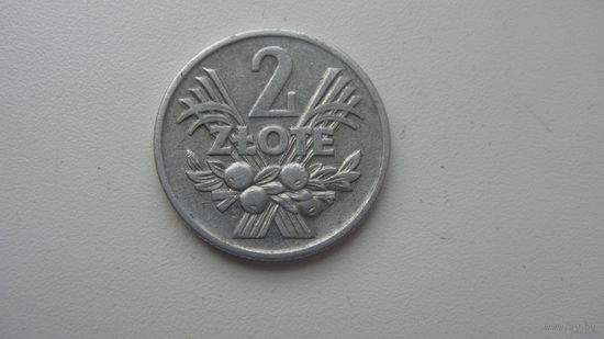 Польша 2 злотых 1973 г. ( состояние СУПЕР )