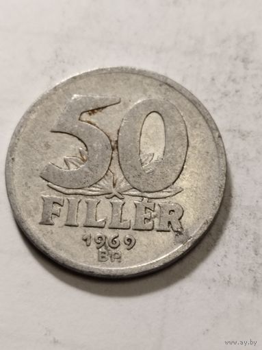 Венгрия 50 филлер 1969