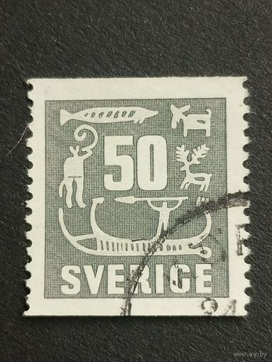 Швеция 1954. Наскальные рисунки