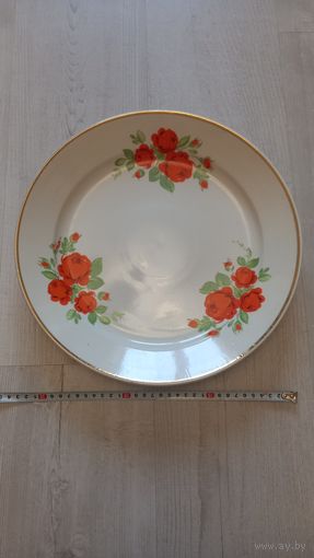 Блюдо фарфор СССР,  34см