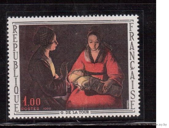 Франция-1966(Мих.1552) , ** , Живопись,(одиночка)