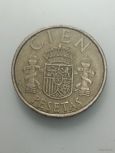 Испания 100 песет 1983 года .