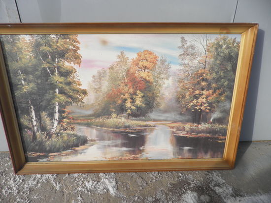 Картина Пейзаж репродукция 90-е г.С рубля.