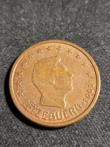Люксембург 2 евроцента 2002