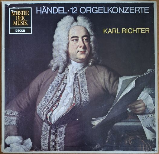 Handel, Karl Richter – 12 Orgelkonzerte. (3LP)