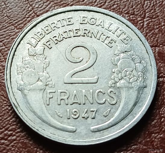 Франция 2 франка, 1947     ( 1-11-4 )