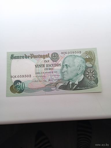 ПОРТУГАЛИЯ 20 эскудо 1978 год