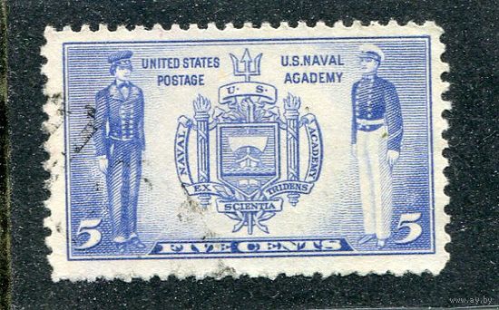 США. Герб морской академии в Аннаполис