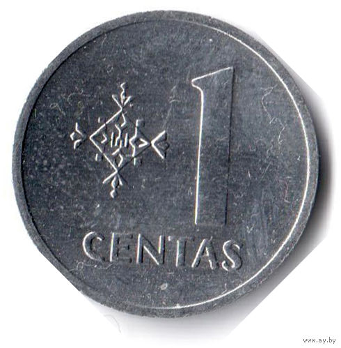 Литва. 1 цент. 1991 г.