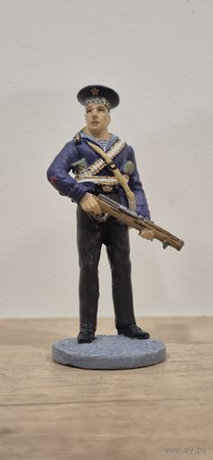 Краснофлотец морской пехоты Чёрноморского ВМФ, 1941-1943 гг. Солдаты Великой Отечественной Войны