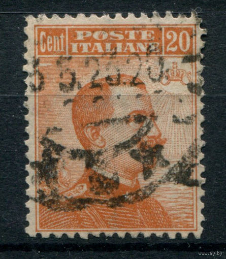 Италия - 1917г. - король Виктор Эммануил III - 1 марка - полная серия, гашёная [Mi 129]. Без МЦ!