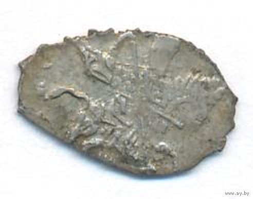Копейка ~1682-1696 года Иван V Алексеевич _состояние VF