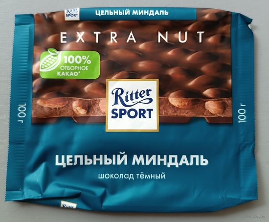 Обертка от шоколада "Sport Ritter", цельный миндаль