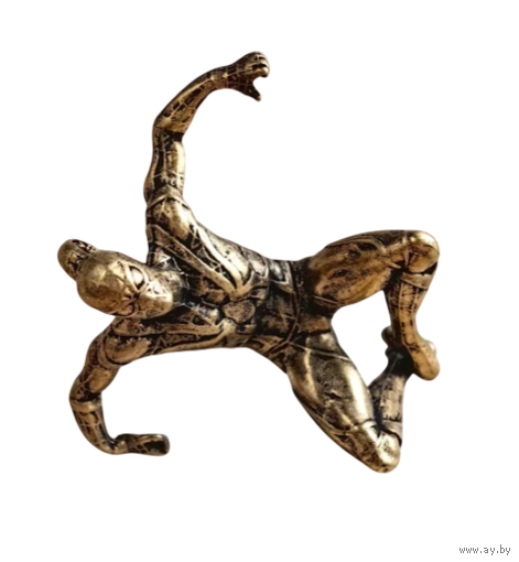 Статуэтка миниатюра Человек паук Латунь