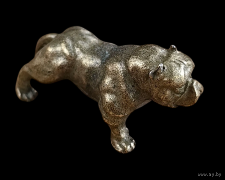 Статуэтка миниатюра Бульдог Металл/Сплав