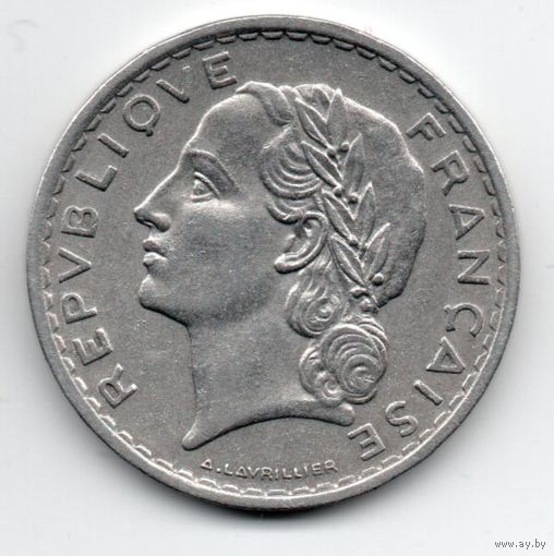 ФРАНЦУЗСКАЯ РЕСПУБЛИКА 5 ФРАНКОВ 1949
