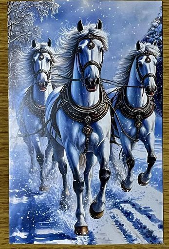 Открытка для посткроссинга. Чистая 9х14 см.