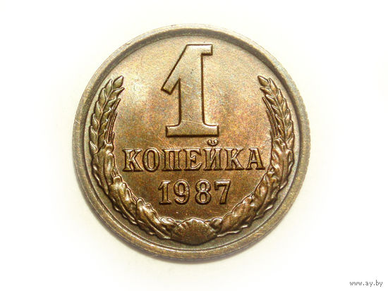 1 копейка 1987 UNC #C