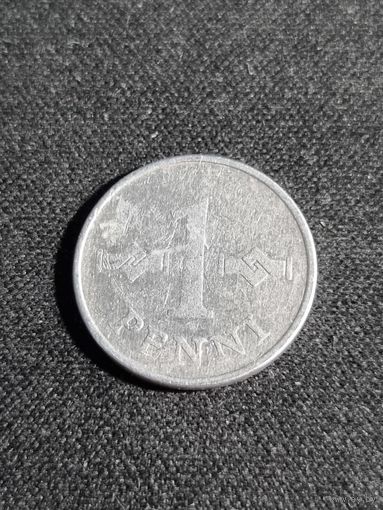 Финляндия 1 пенни 1972