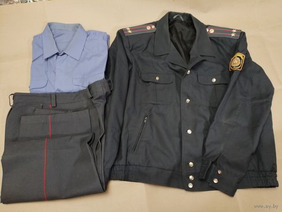Комплект подполковника МВД РБ. Китель, брюки, рубашка