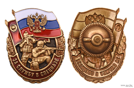 Знак За службу в Спецназе РФ
