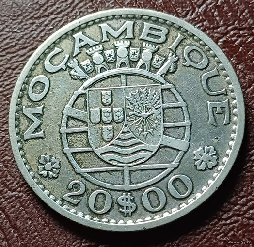 Мозамбик 20 эскудо, 1960    ( 1-13-4 )