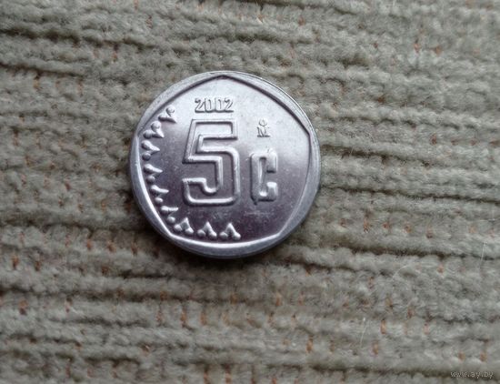 Werty71 Мексика 5 сентаво 2002 Редкая