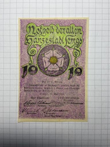 Нотгельд 10 пфеннигов Германия-3012