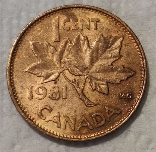 Канада 1 цент, 1981 (14-16-12)