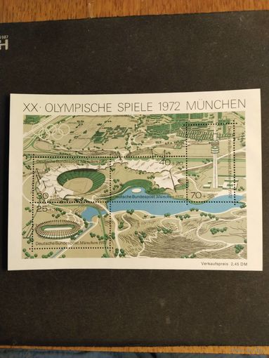 ФРГ  1972  бл. ол.игры