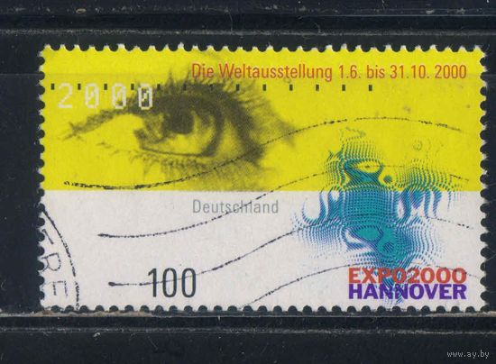 Германия 2000 Международная выставка EXPO-2000 в Ганновере Эмблема  #2089