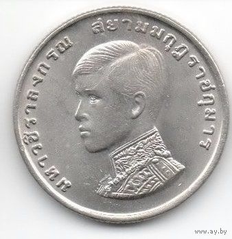 КОРОЛЕВСТВО ТАИЛАНД 1 БАТ 1972. Инвеститура Принца Вачиралонгкорн