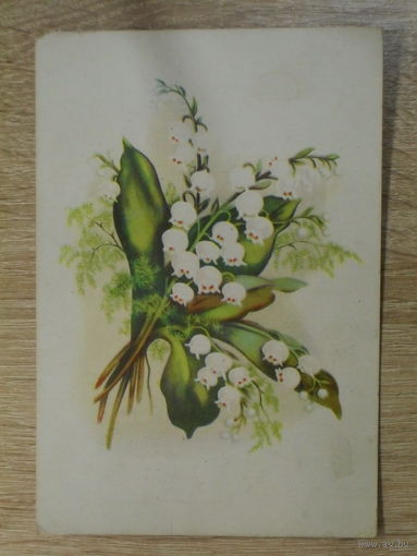 ПОДПИСАННАЯ ОТКРЫТКА СССР. ЛАНДЫШ. 1956 год.