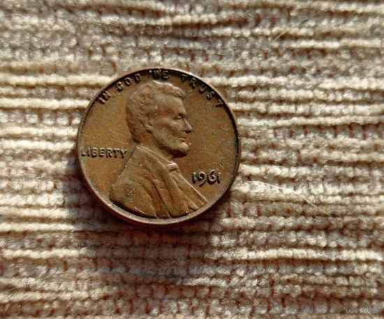 Werty71 США 1 цент 1961