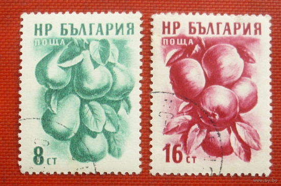 Болгария. Фрукты. ( 2 марки ). 11-15.