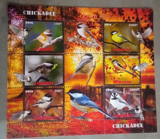 СЕРИЯ Блоков птицы   фауна  MNH