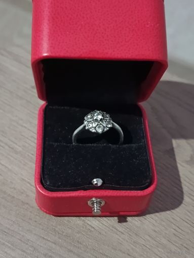 Кольцо серебро 925