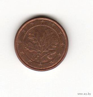 1 евроцент Германия 2004 J Лот 6869
