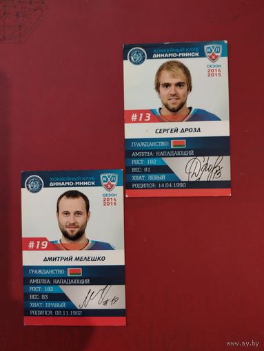 Хоккейные карточки. Лот