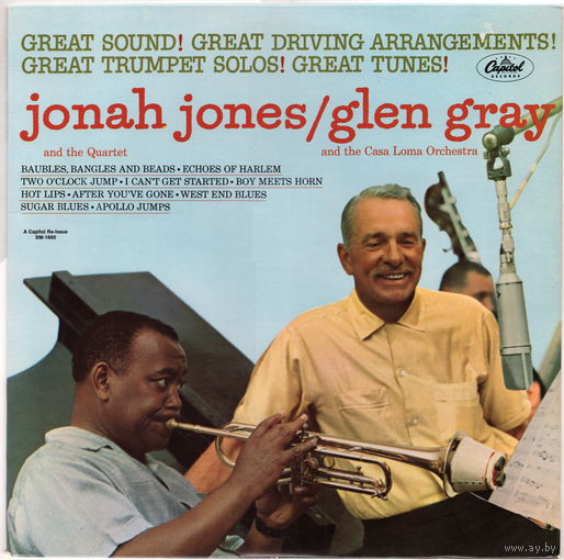 LP Jonah Jones Quartet / Glen Gray Casa Loma Orchestra
