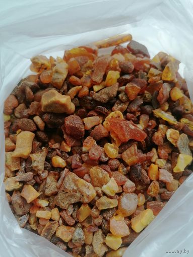 Янтарь кусочками, торги с Рубля