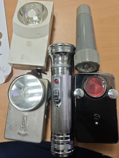 5 фонарей винтажных. СССР и пр