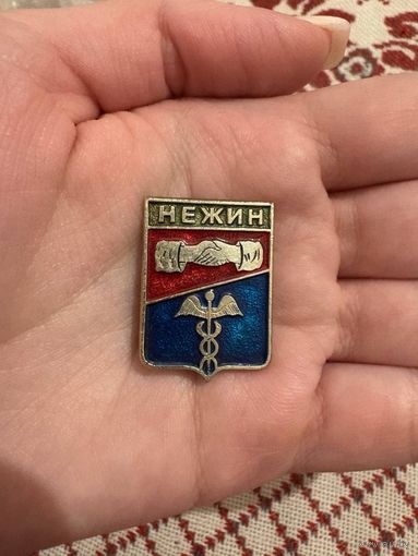 Нежин ЗНАЧОК С РУБЛЯ