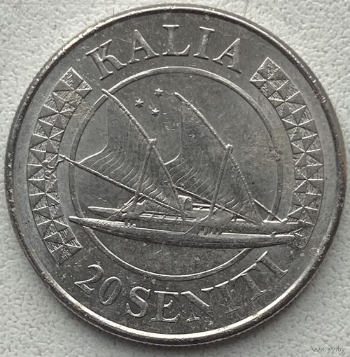 Тонга 20 сенити 2015 г.
