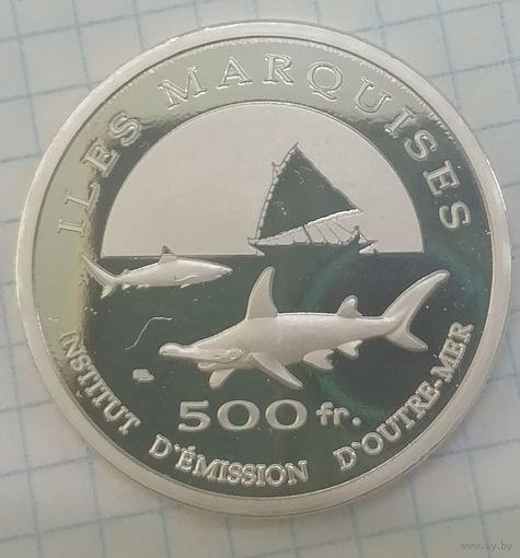 2/12 Маркизские острова, 500 франков
