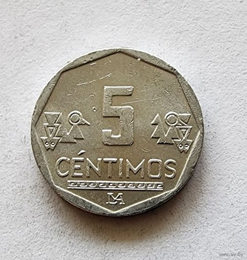 Перу 5 сентимо, 2016
